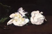 Edouard Manet Branch of White Peonies and Shears oil painting artist